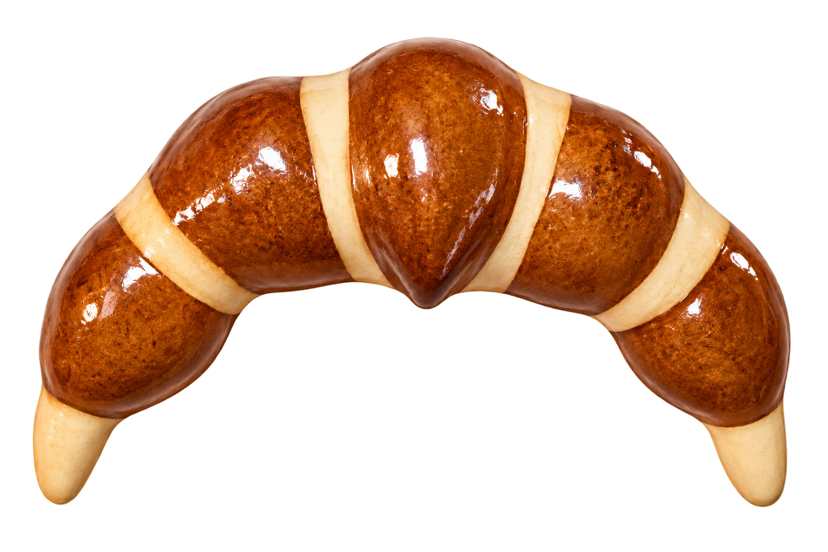 Croissant seinärelief XL